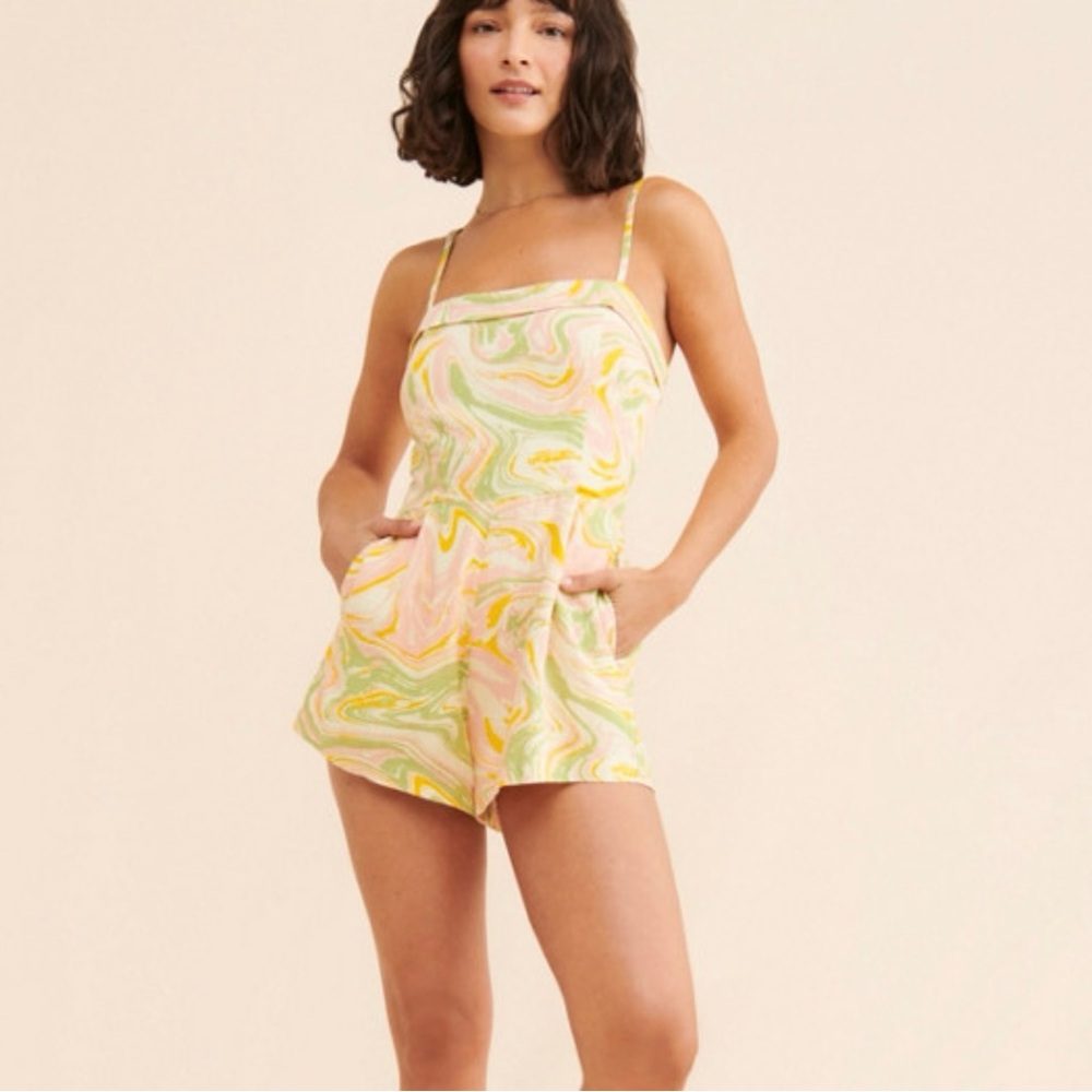 Lost + Wander Radiant River Romper - Size: Medium